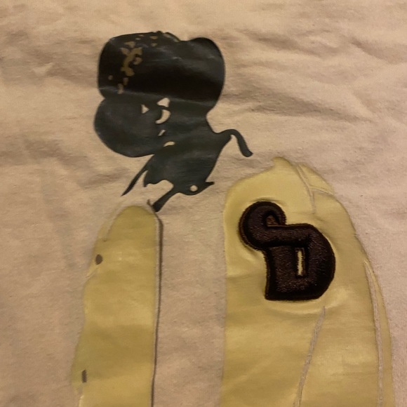 Vintage don 3-d puff print embroidered double sided longsleeve shirt mens 3XL - Picture 4 of 9